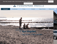 Tablet Screenshot of ferienpark-arielle.de